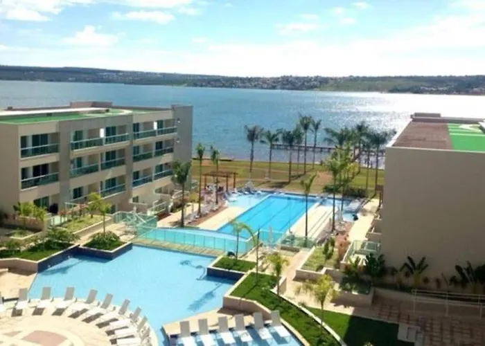 Luxuoso Flat Brisas Do Lago Terraco Aconchegante
