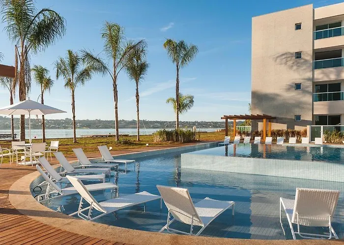 Luxuoso Flat Brisas Do Lago Terraco Aconchegante